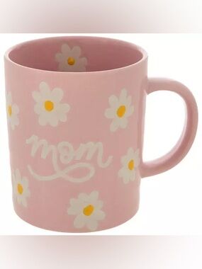 (2) Pink Mom Daisy Mug